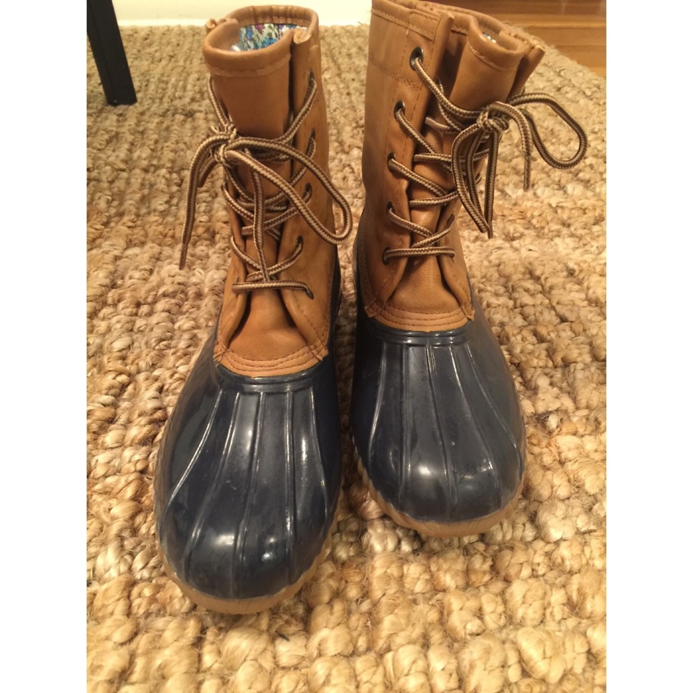 Duck Rain Boots (Navy)